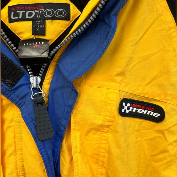 NWT Limited Too Xtreme Performance Women’s Yellow Full Zip XL Hooded Ski Parka - Picture 8 of 8